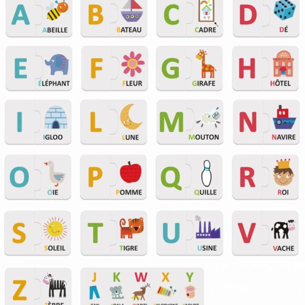 Headu L'Alphabet des Petits âge 2 à 5 ans Maison des Maternelles