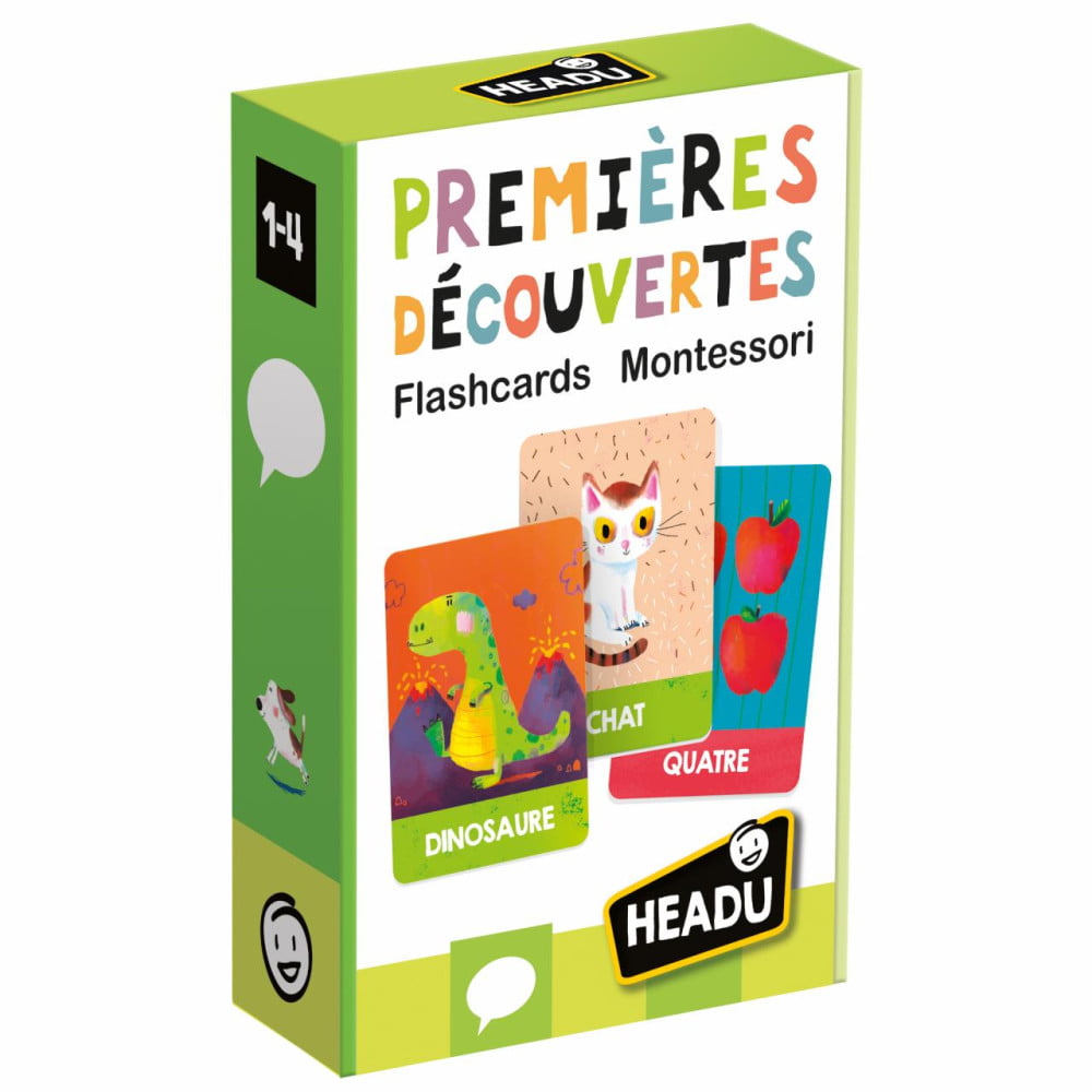Headu Maxi Flashcards Premières Découvertes Montessori âge 1 à 4 ans