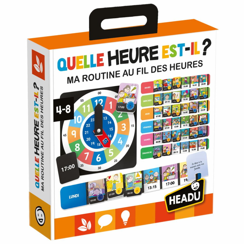 Headu Quelle heure est-il ? âge 4 à 8 ans
