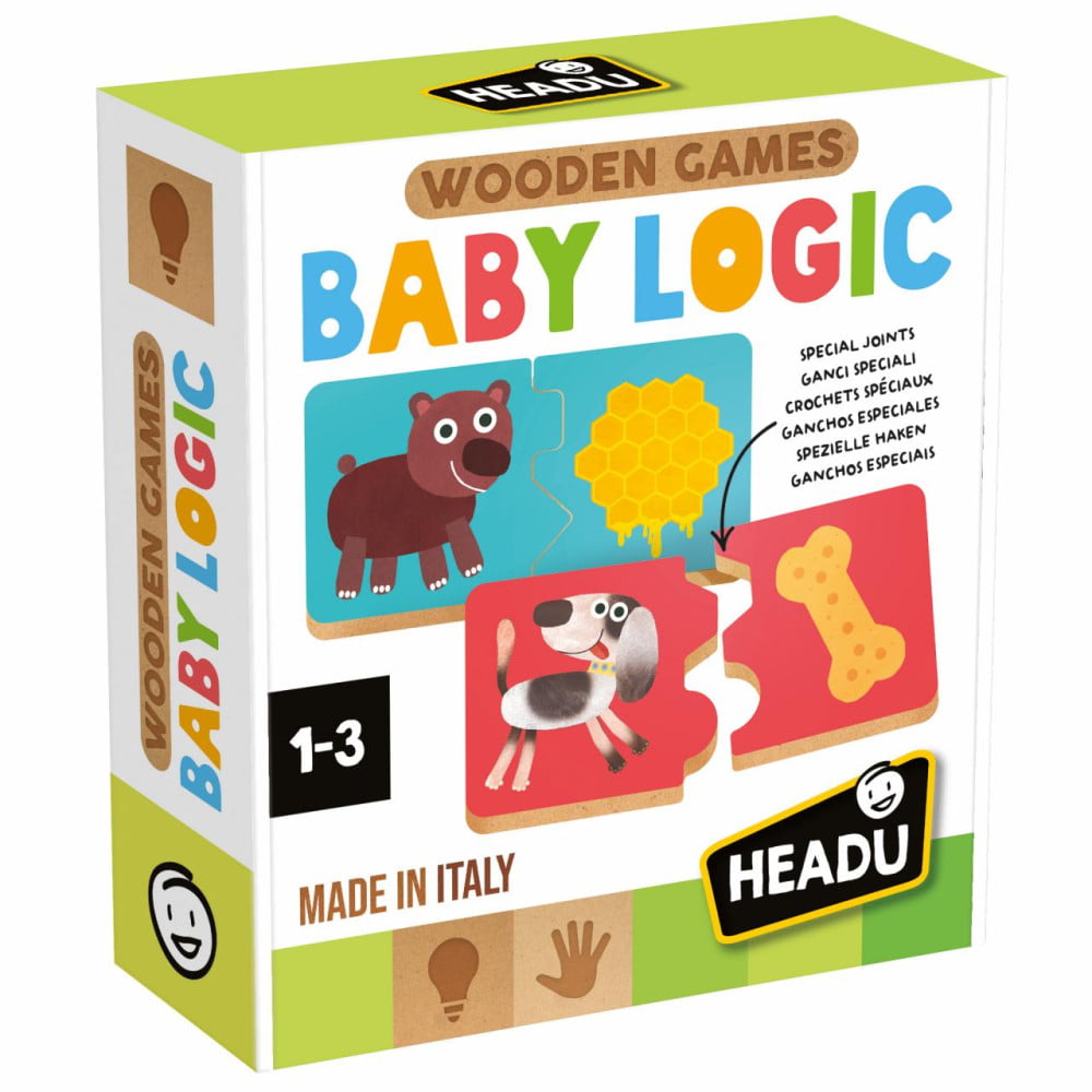 Headu Wooden Game Baby Logic âge 1 à 3 ans
