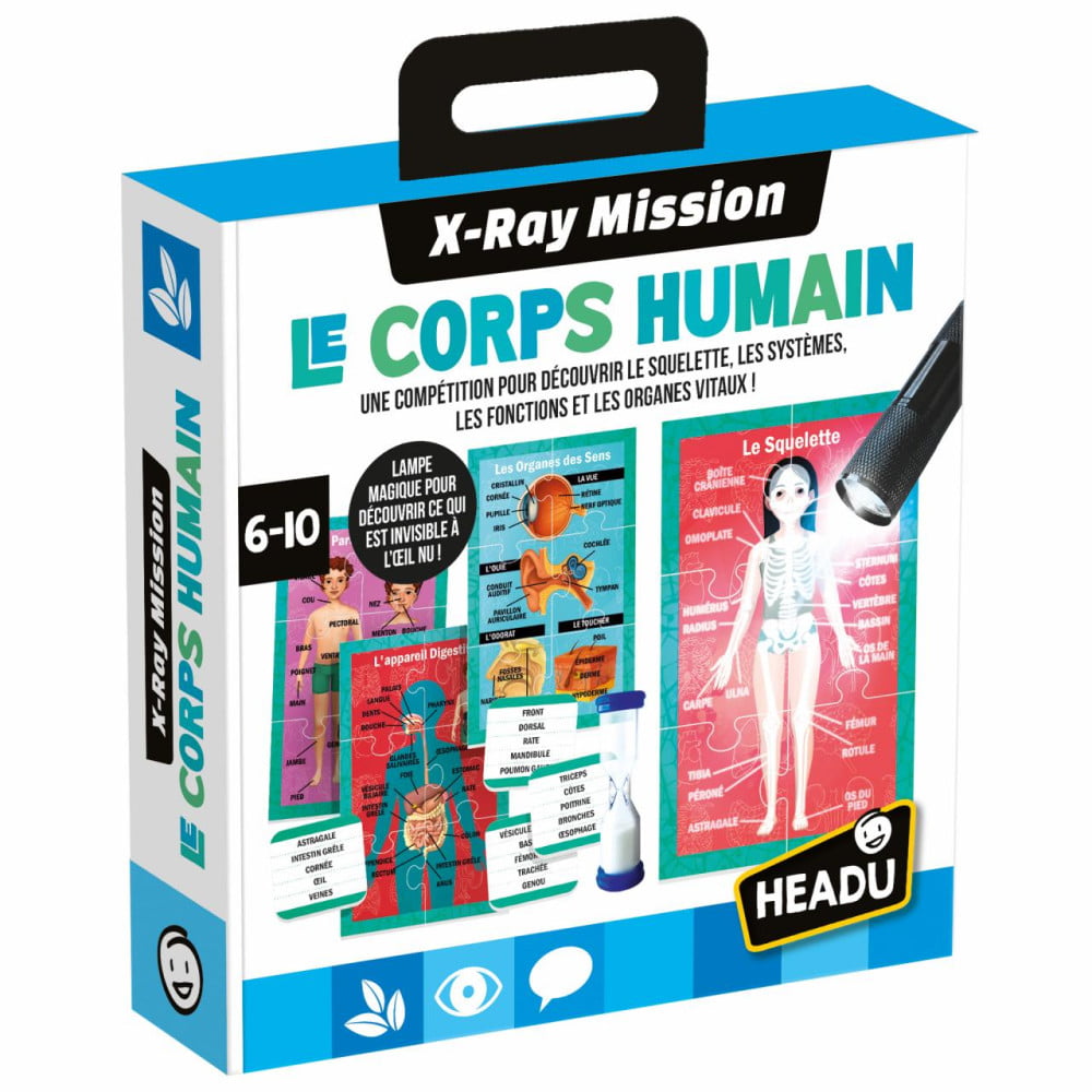 Headu X-ray mission Le corps Humain âge 6 à 10 ans
