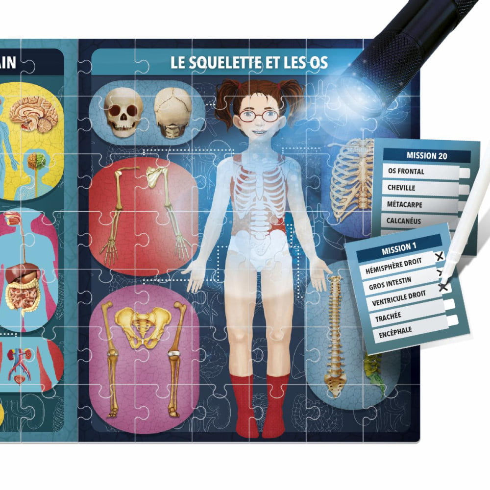 Headu X-ray mission Le corps Humain âge 6 à 10 ans