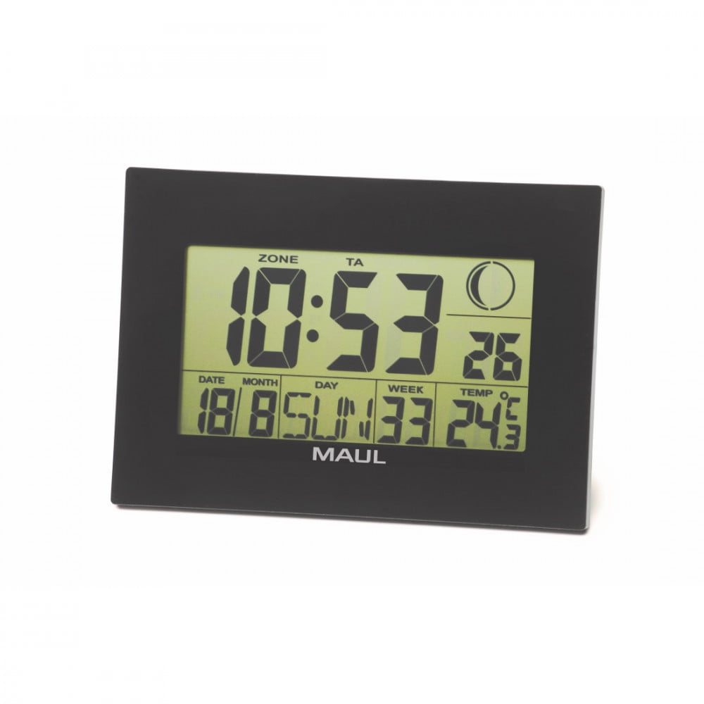 Horloge digitale Flow noire