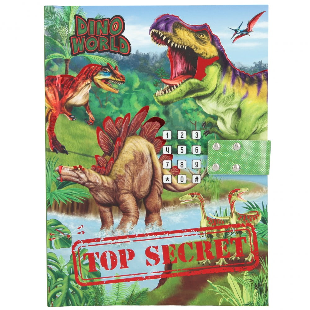 Journal intime à digicode Dino World
