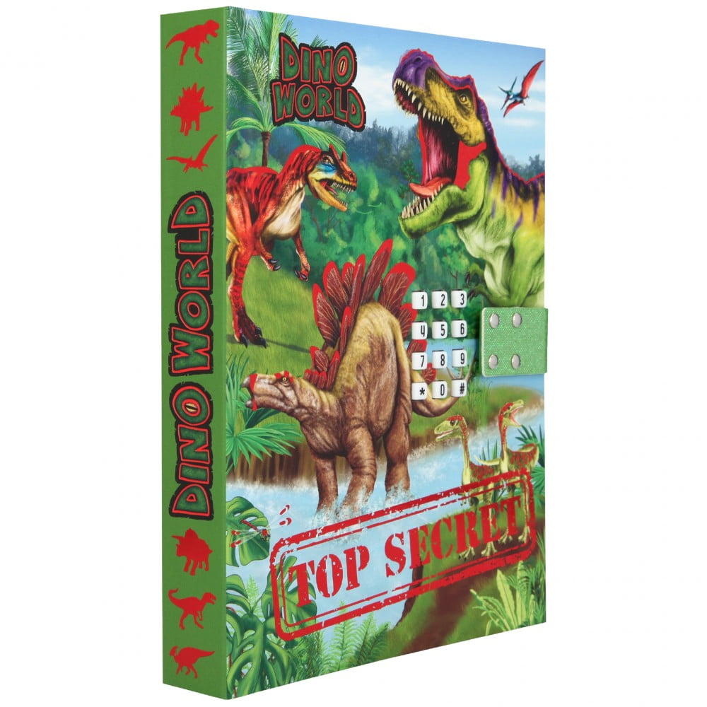 Journal intime à digicode Dino World