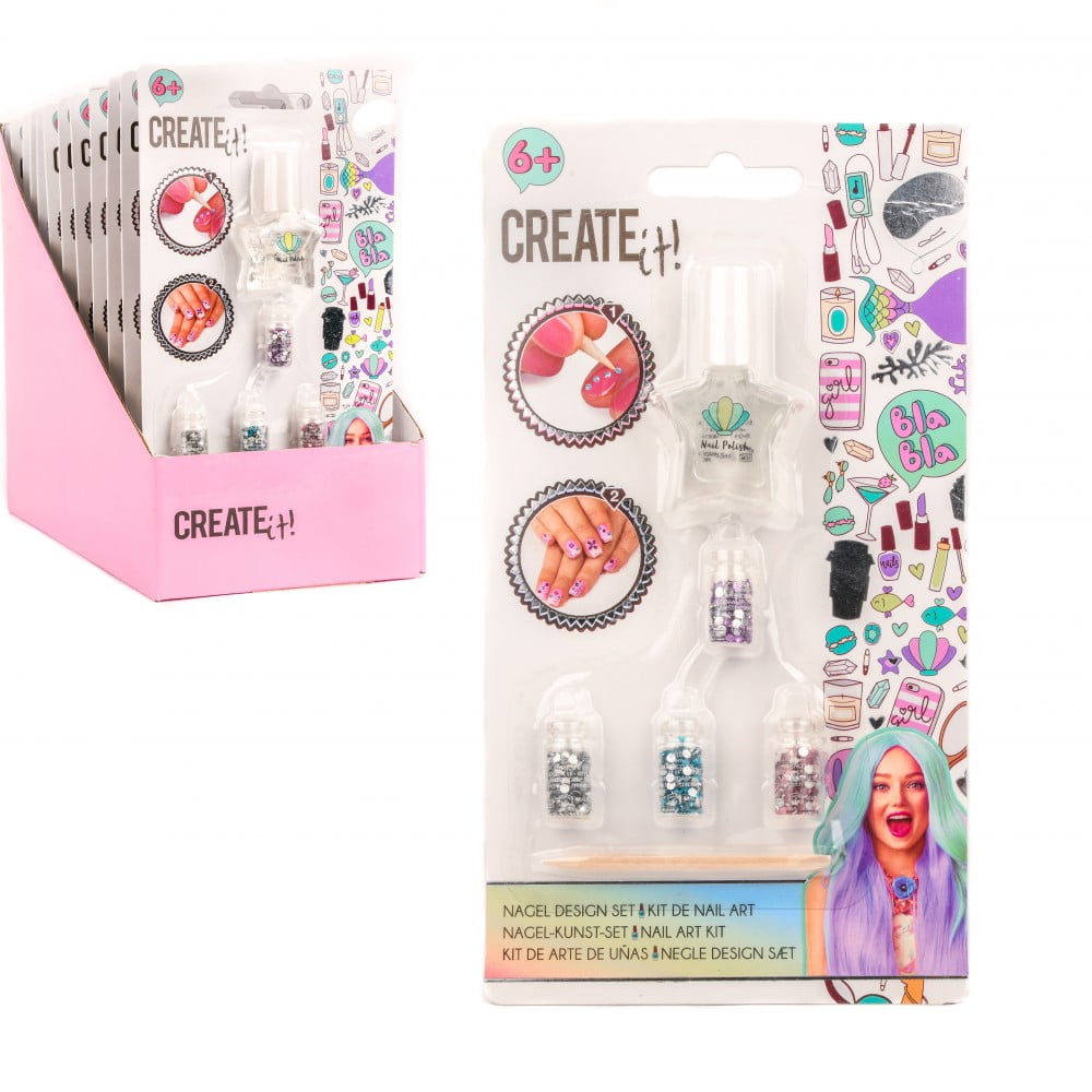 Kit décoration pour ongles Create it! Bla bla