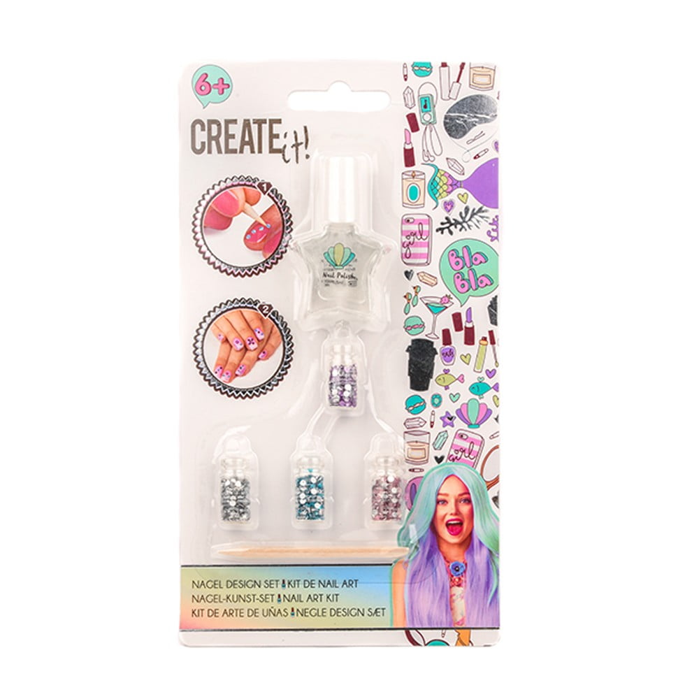 Kit décoration pour ongles Create it! Bla bla