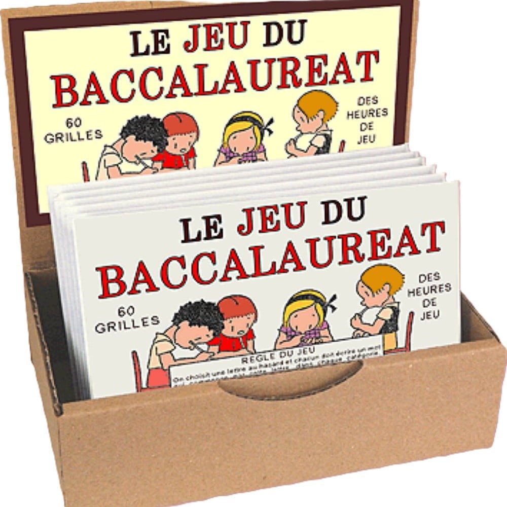 Le jeu du baccalauréat – Jeu de rapidité d'esprit Marc Vidal