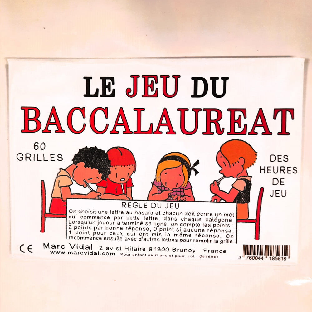 Le jeu du Baccalauréat