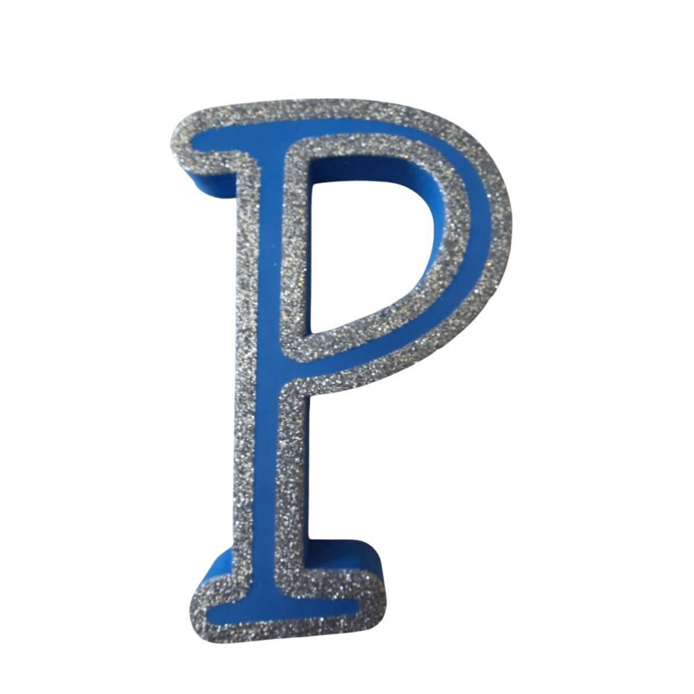 Lettre P de porte Bleue