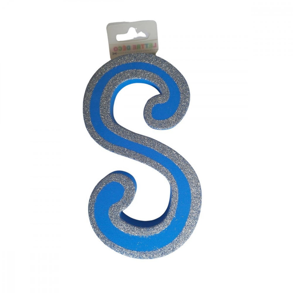 Lettre S de porte Bleue