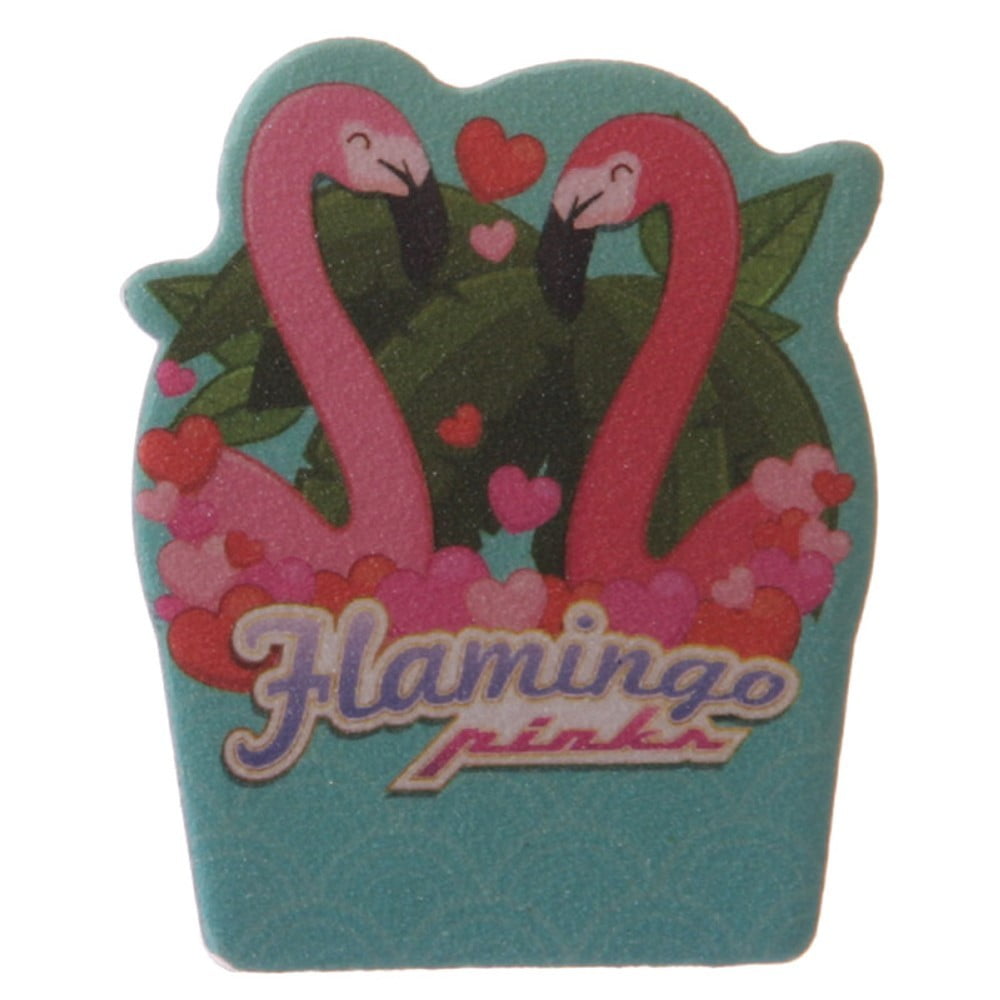 Lime à ongles Flamingo 2 Flamants Roses avec coeur