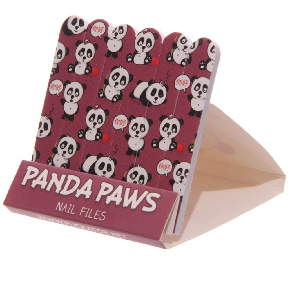 Lime à ongles Panda noeux bordeaux