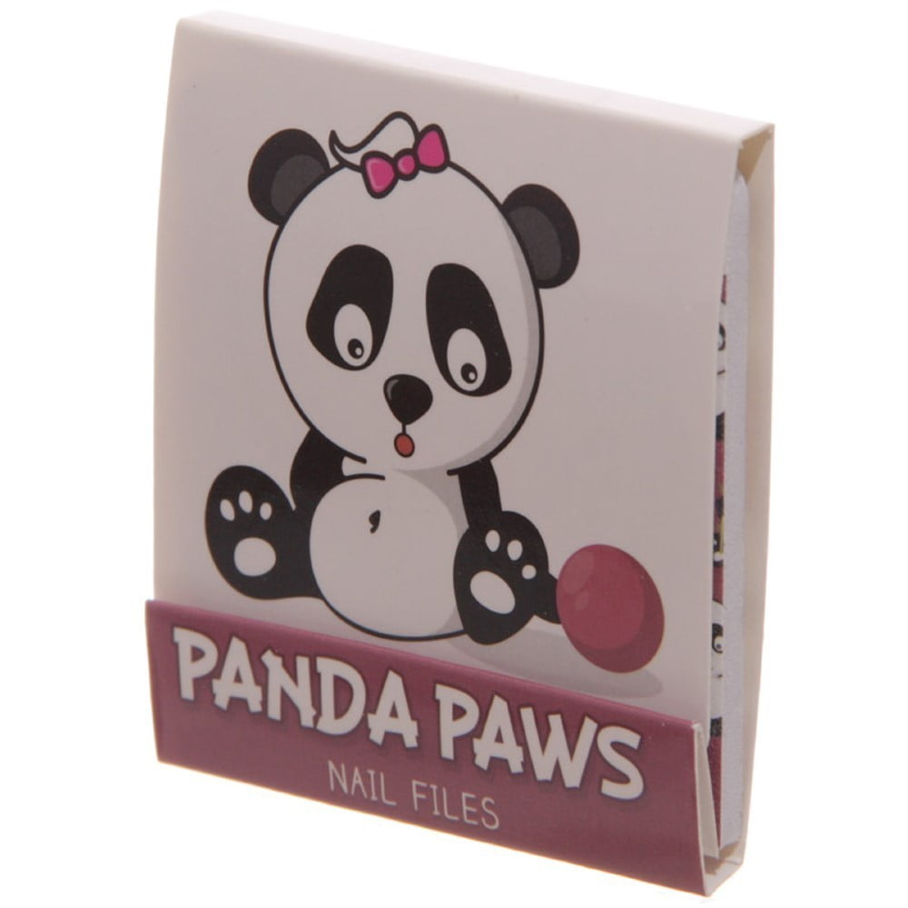 Lime à ongles Panda noeux bordeaux