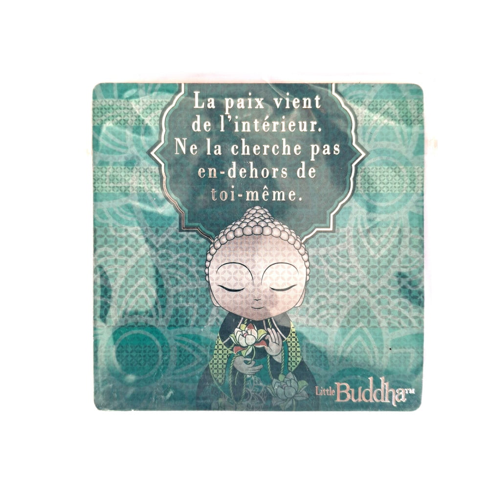 Little Buddha Magnet à message - La paix