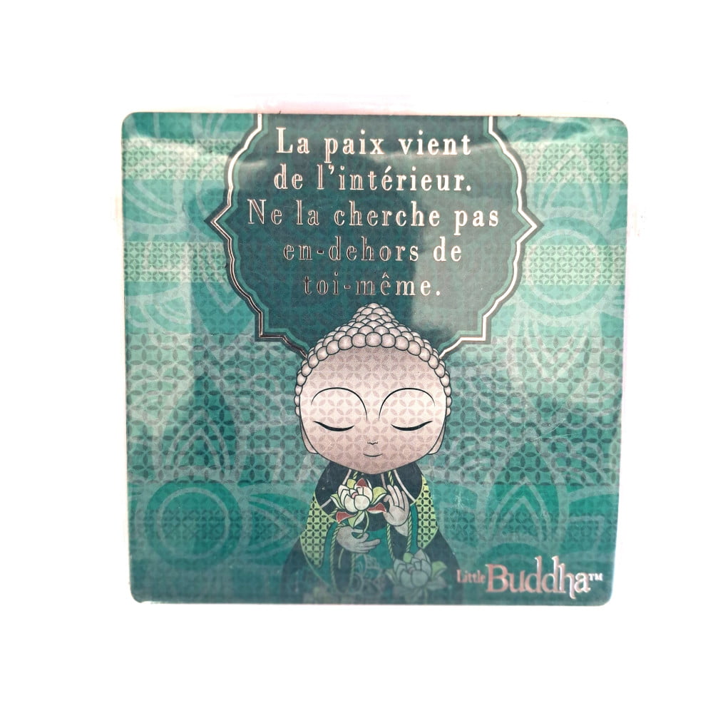 Little Buddha Magnet à message - La paix