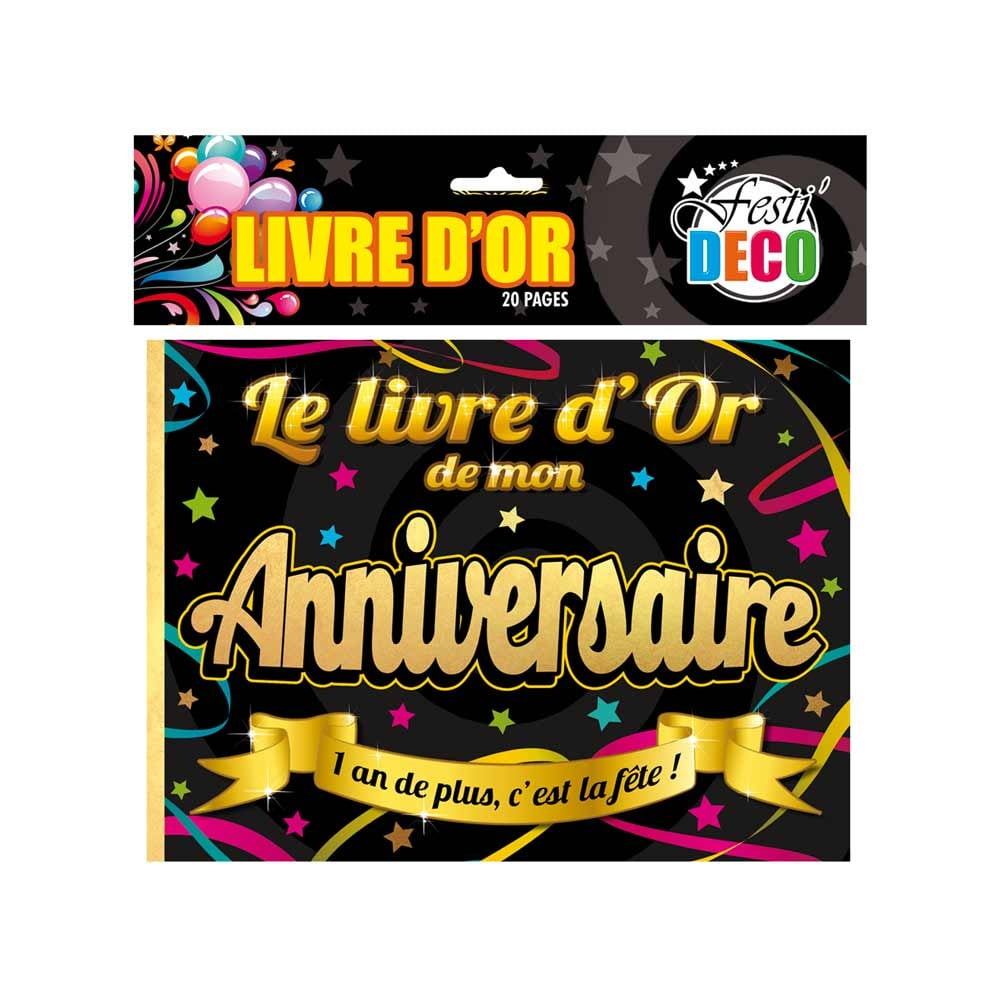 Livre d'or Anniversaire humoristique