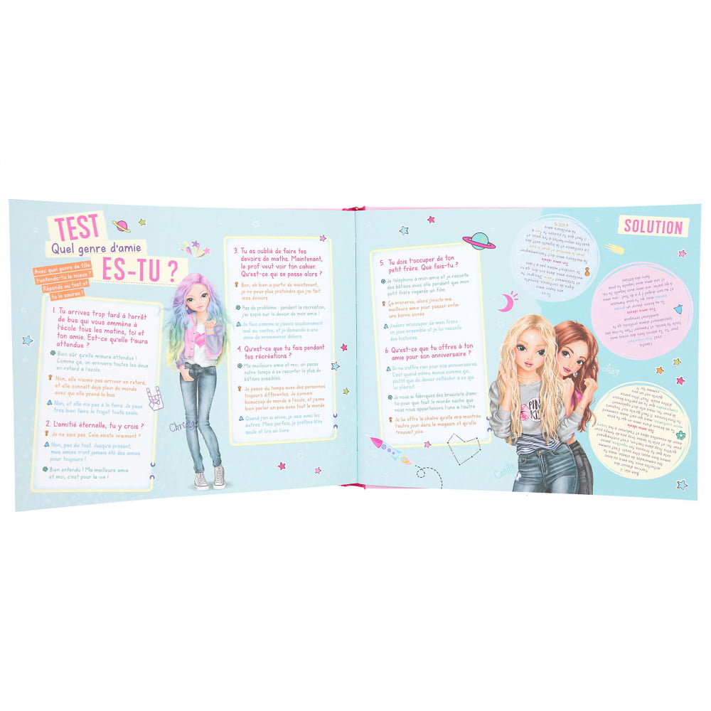 Livre de L'amitié TOPModel 2 best friends Candy et Malia