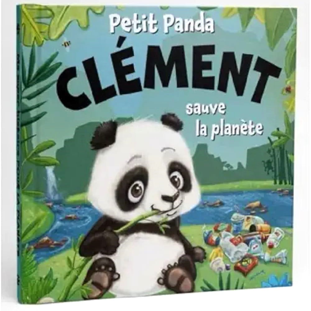 Livre Petit Panda personnalisé prénom Clément