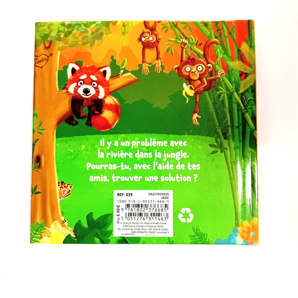 Livre Petit Panda personnalisé prénom Léana