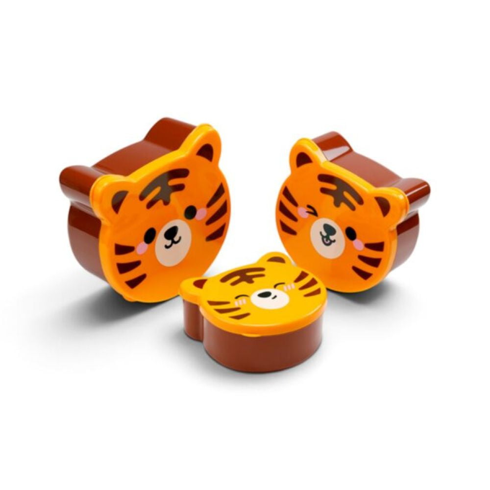 Lot de 3 boîtes repas Adoramals Tigre