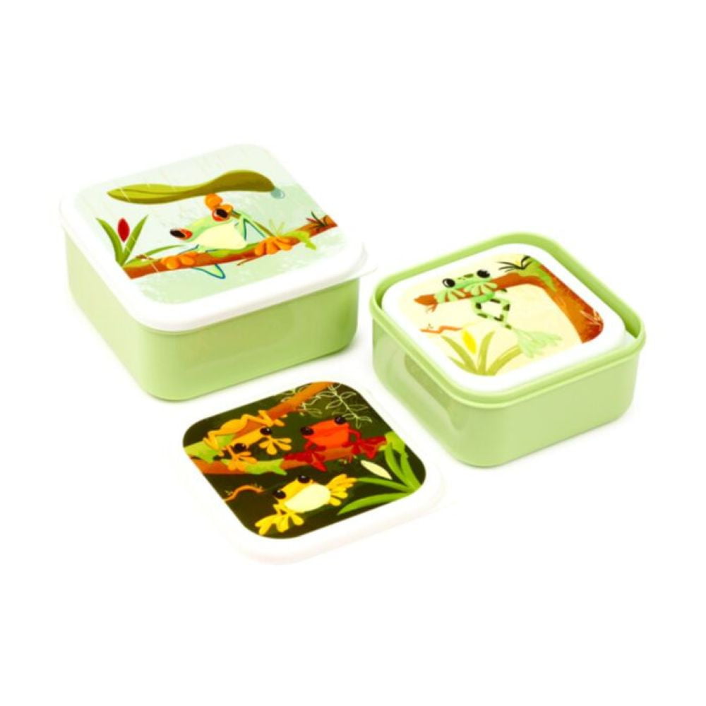 Lot de 3 boîtes repas Tropical Tree Frog – Grenouilles tropicales