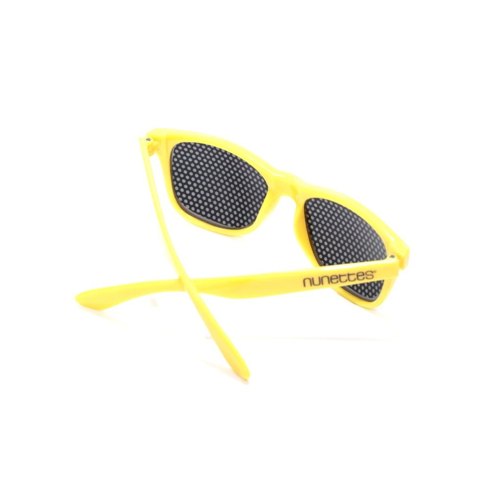 Lunettes de soleil humoristiques jaune