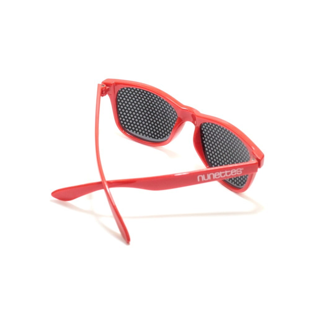 Lunettes de soleil humoristiques rouge