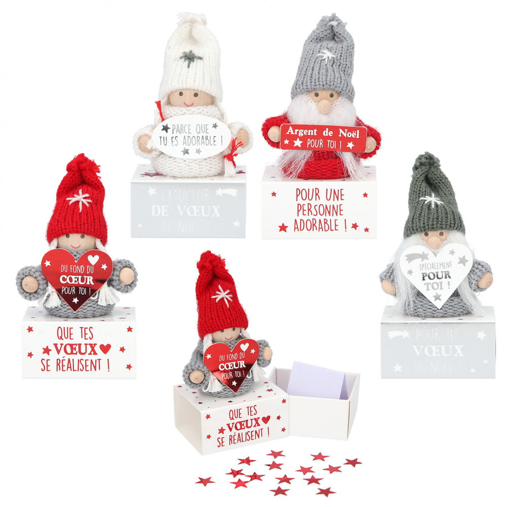 Lutin de Noël Argent de Noël