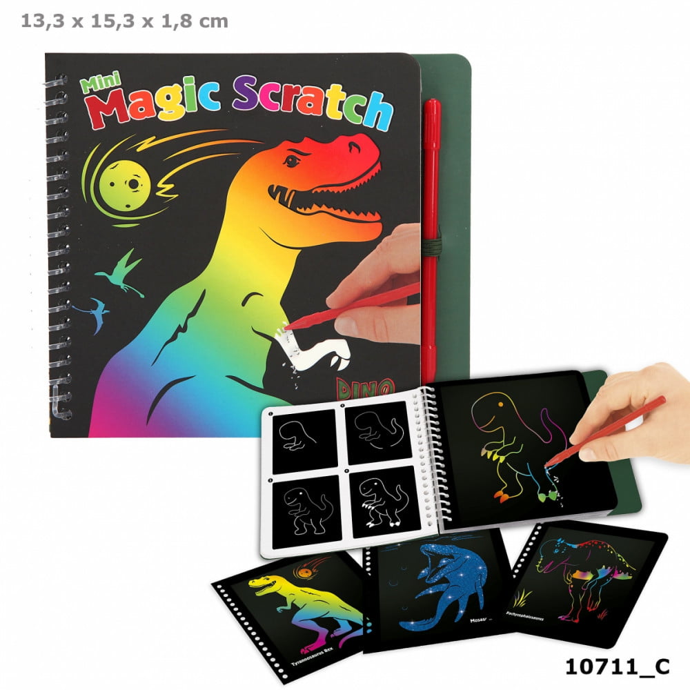 Magic Scratch Dino World Mini album