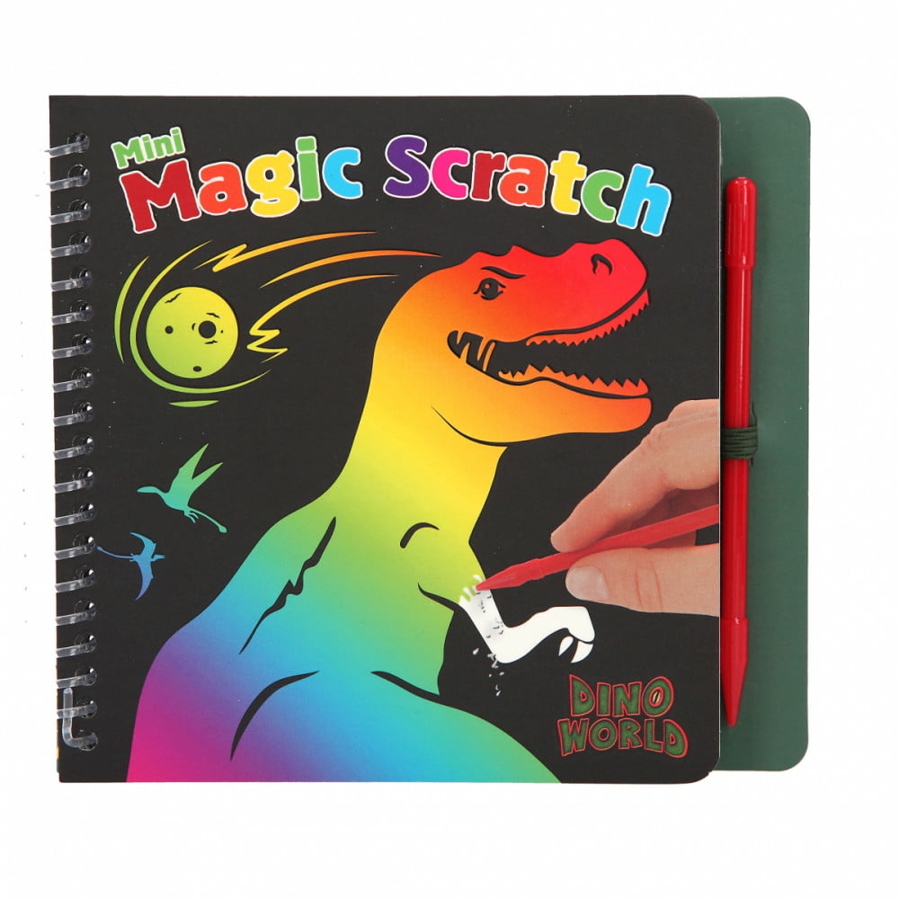 Magic Scratch Dino World Mini album