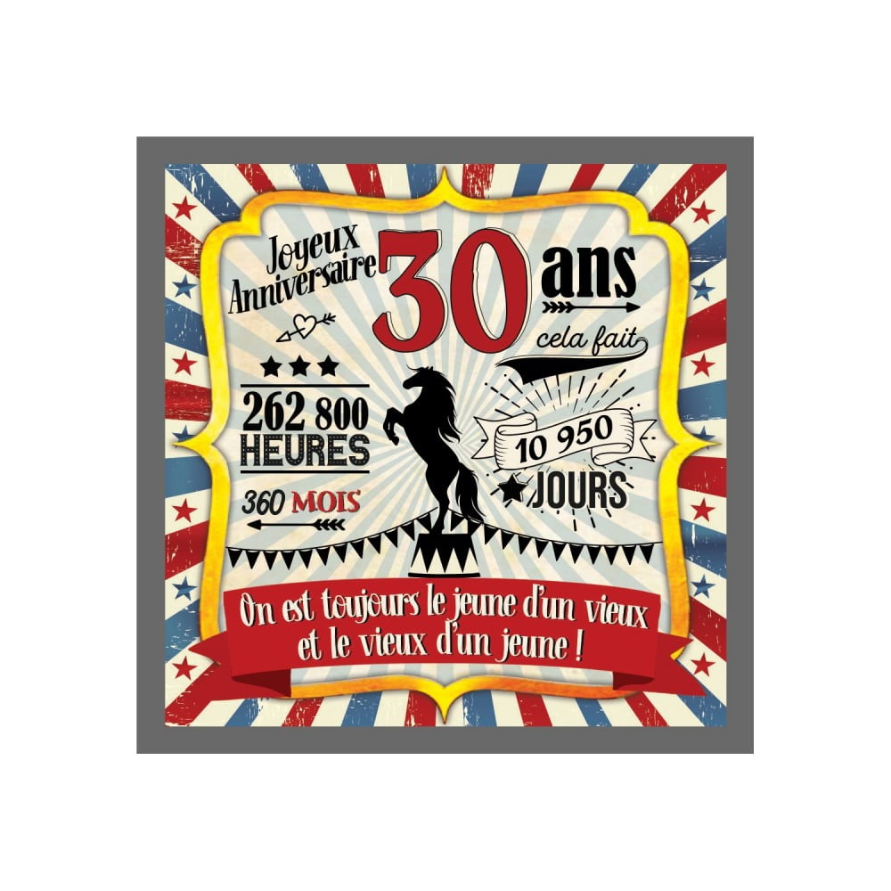 Magnet Anniversaire 30 ans