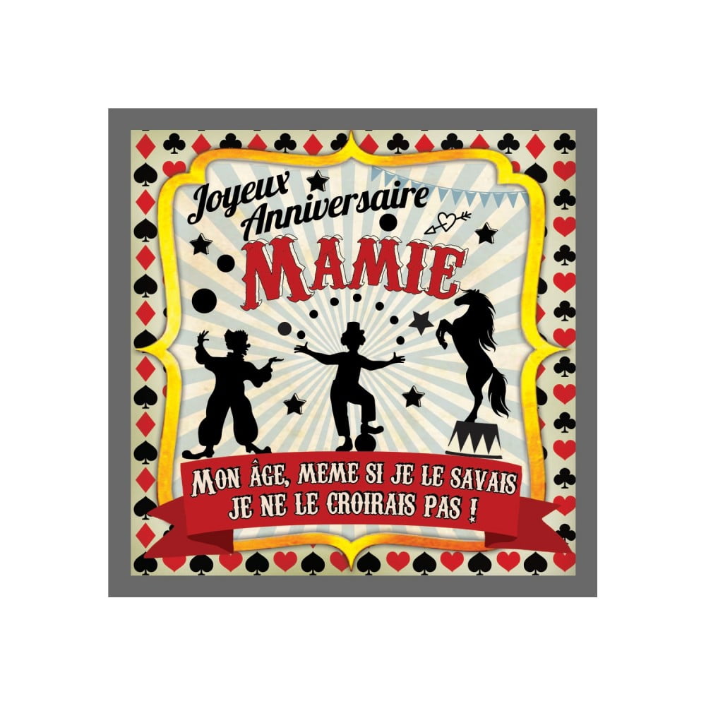 Magnet Anniversaire Mamie