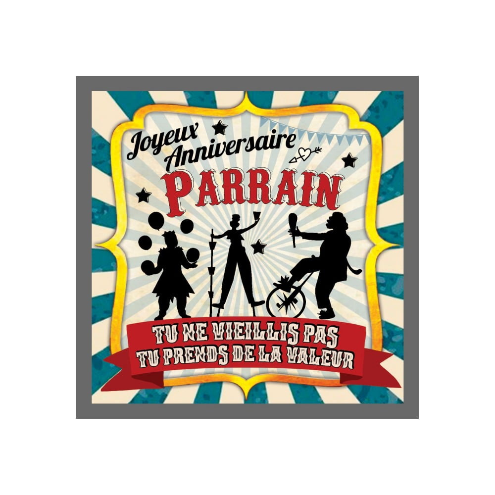 Magnet Anniversaire Parrain