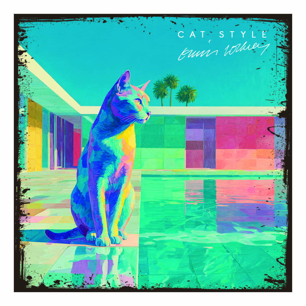 Magnet artistique Chat "L'art d'être un chat" David Hockney