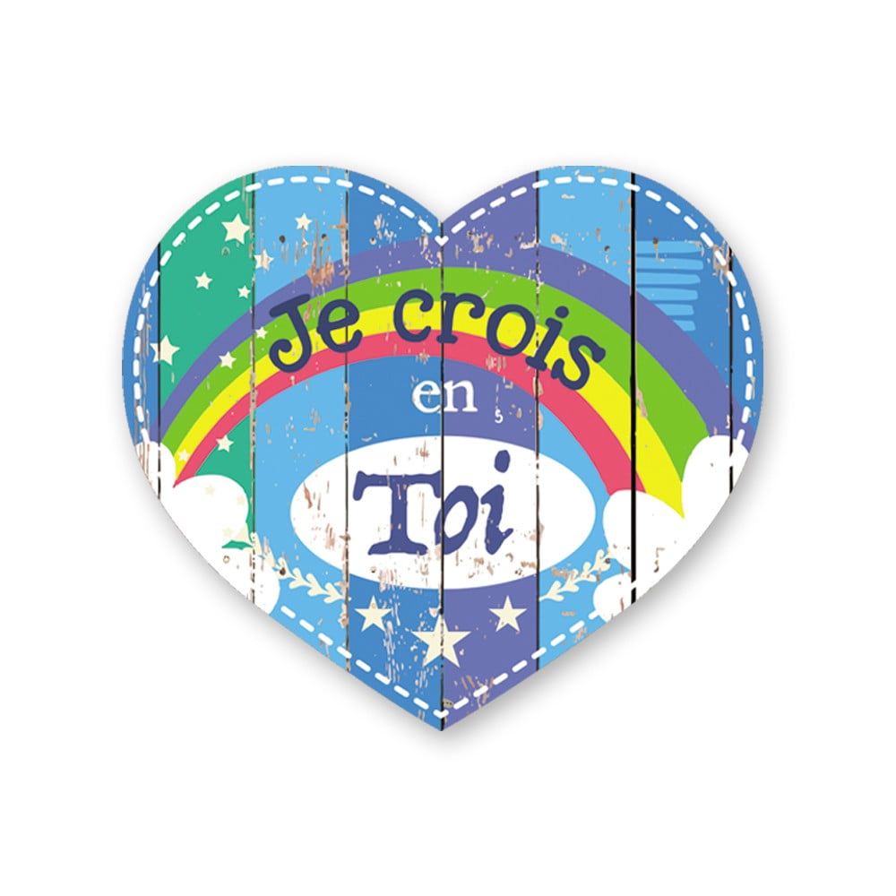 Magnet Chouchou coeur Je crois en toi