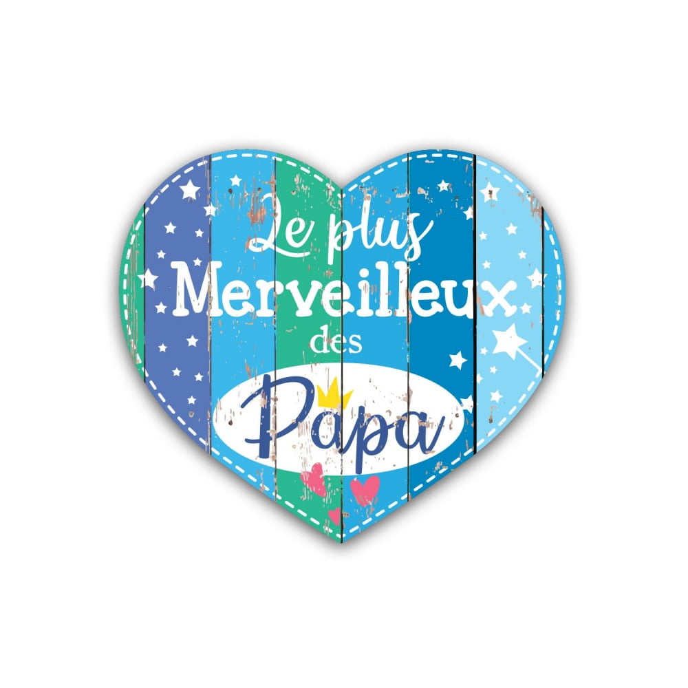 Magnet Chouchou coeur Merveilleux Papa