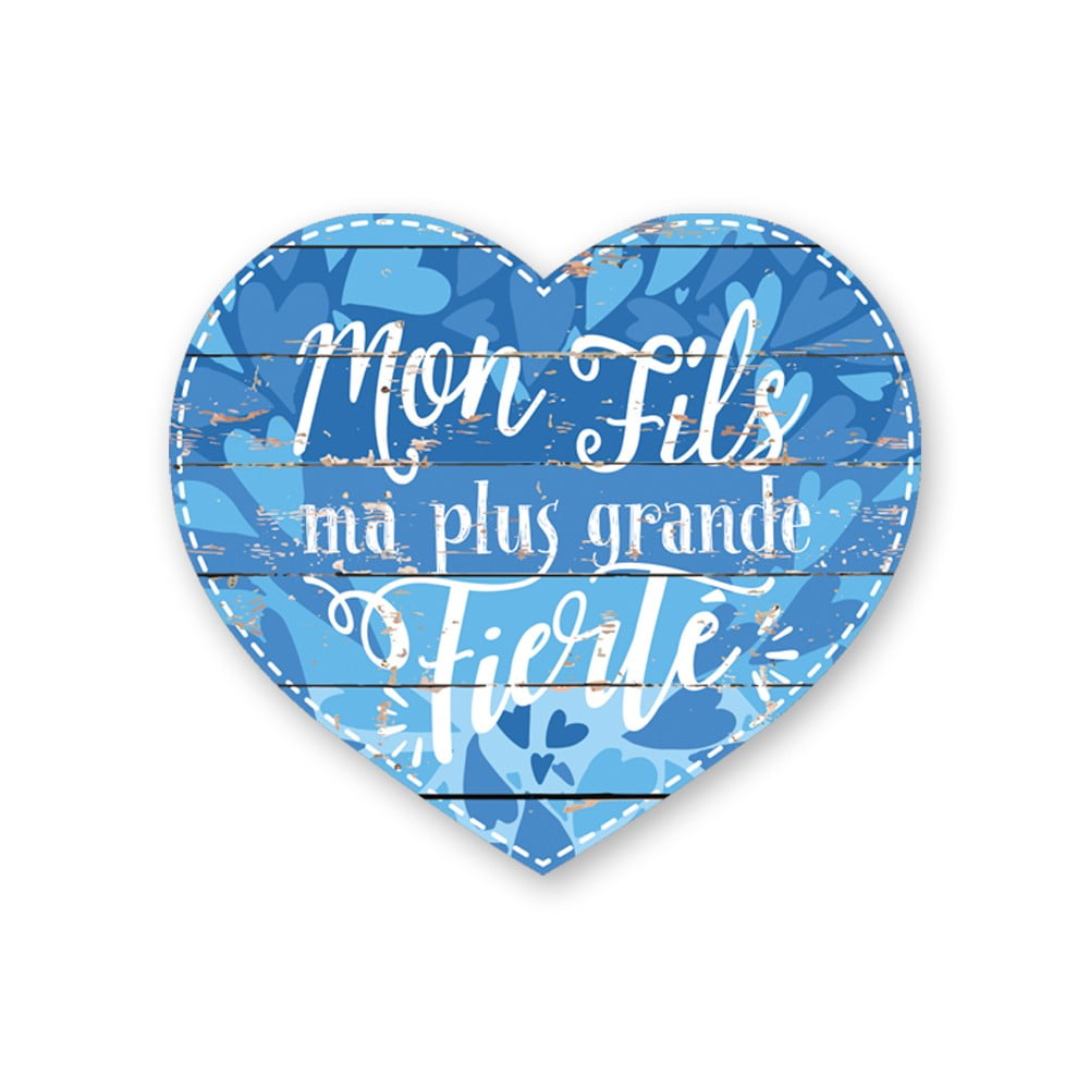 Magnet Chouchou coeur Mon fils ma fierté