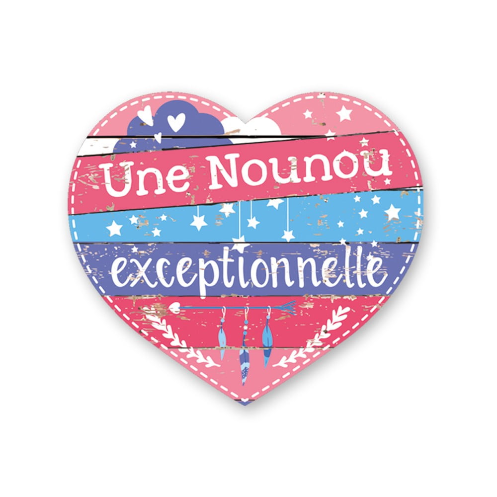 Magnet Chouchou coeur Nounou