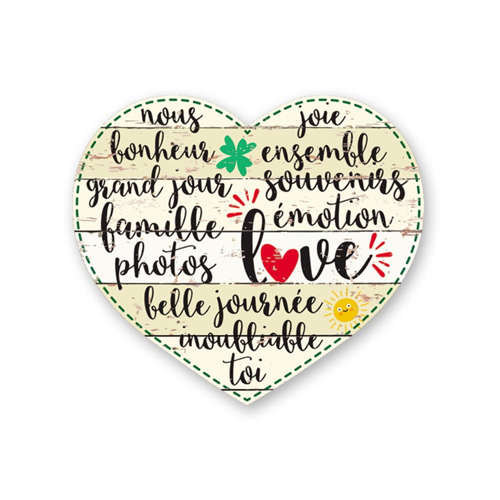 Magnet Chouchou coeur Nous joie love