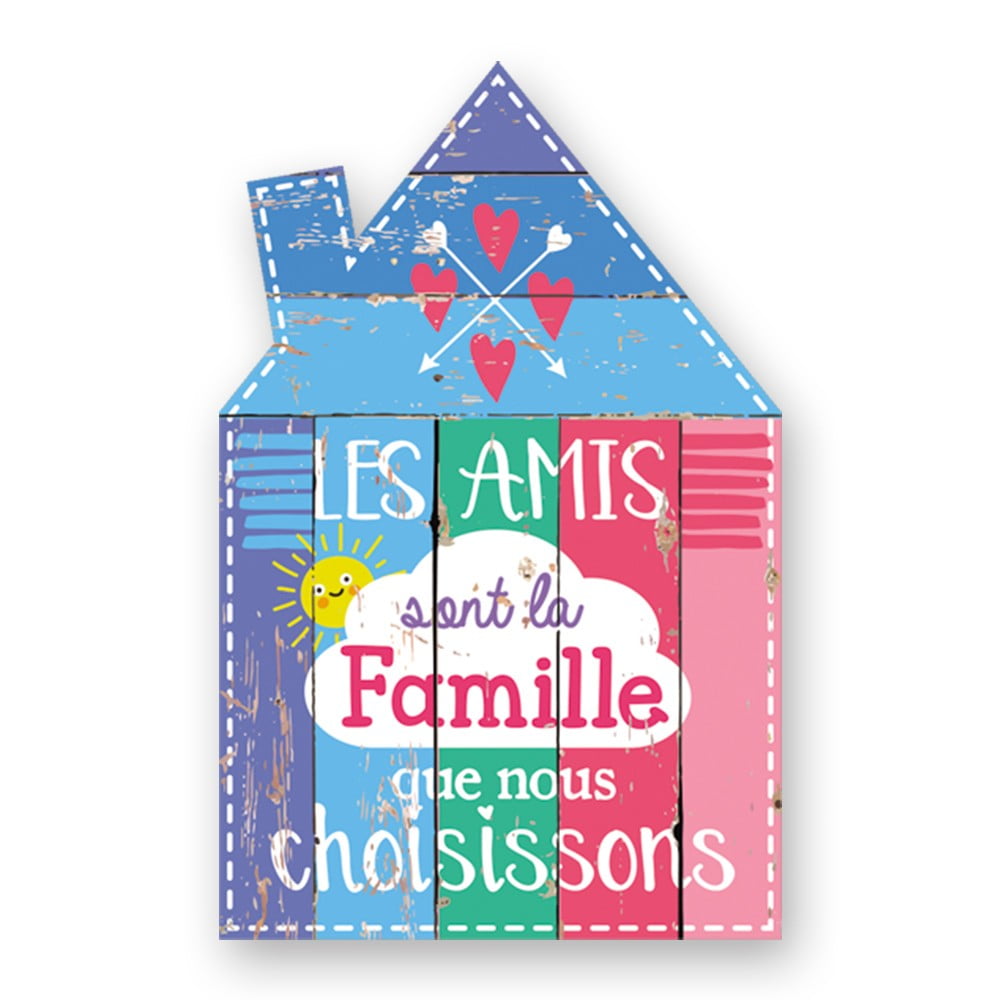 Magnet Chouchou maison Les amis sont la famille