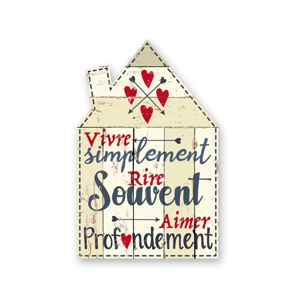 Magnet Chouchou maison Vivre rire aimer