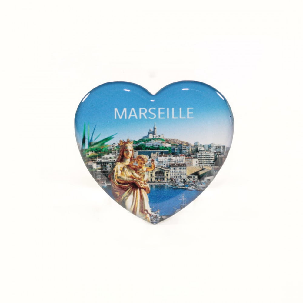 Magnet coeur Marseille