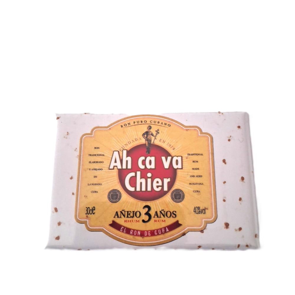 Magnet métal humoristique « Ah ça va chier »