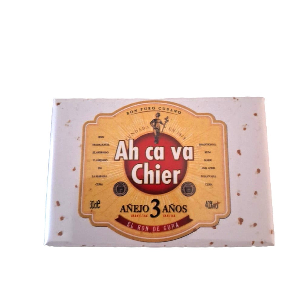 Magnet métal humoristique « Ah ça va chier »