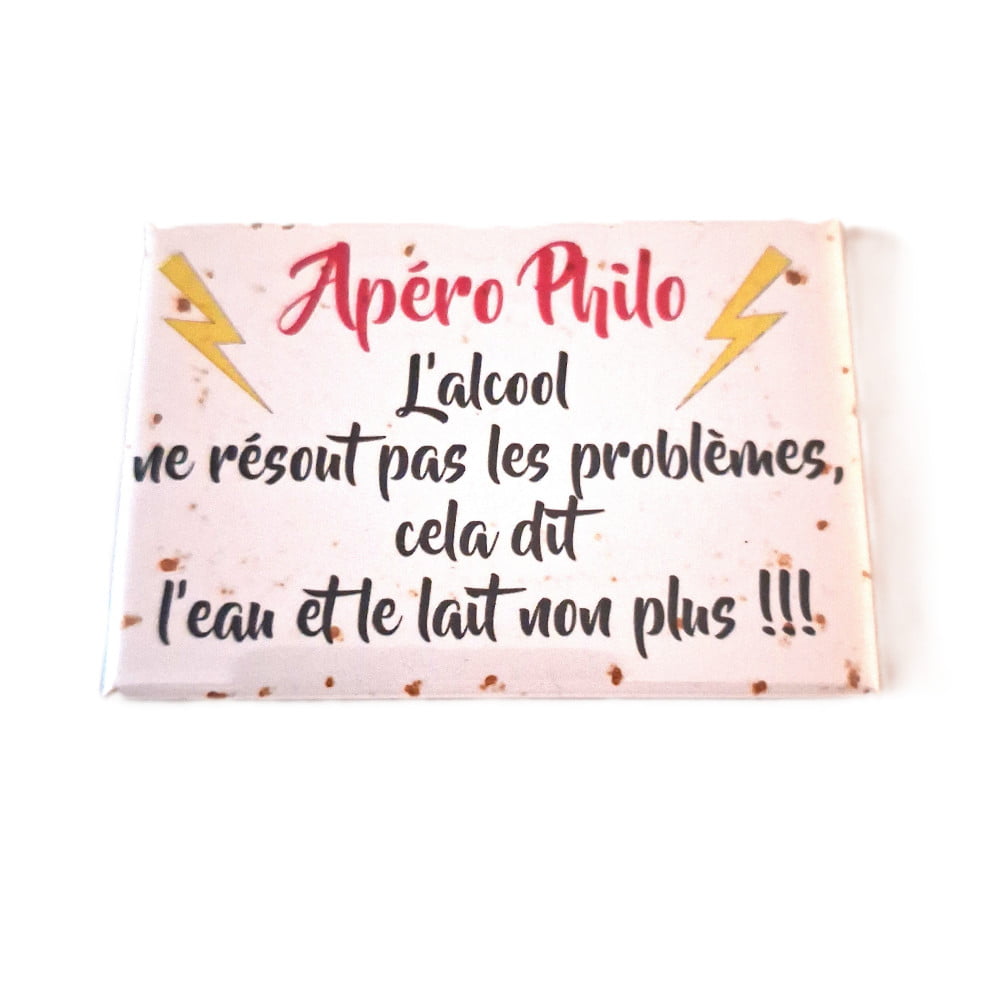 Magnet humoristique Apérophilo