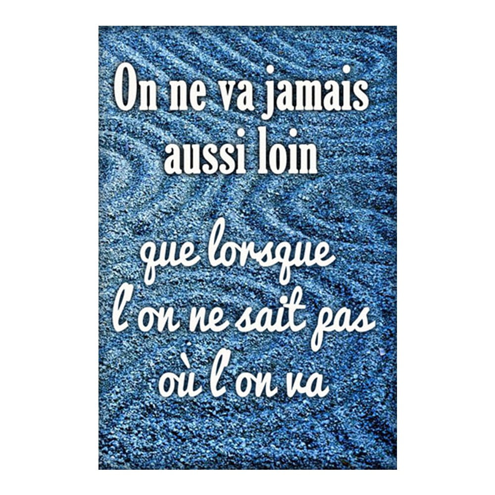 Magnet message Aussi loin