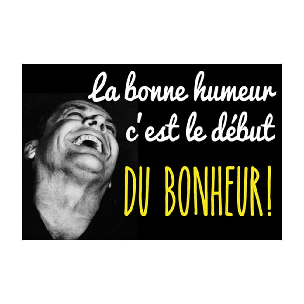 Magnet message Bonne humeur