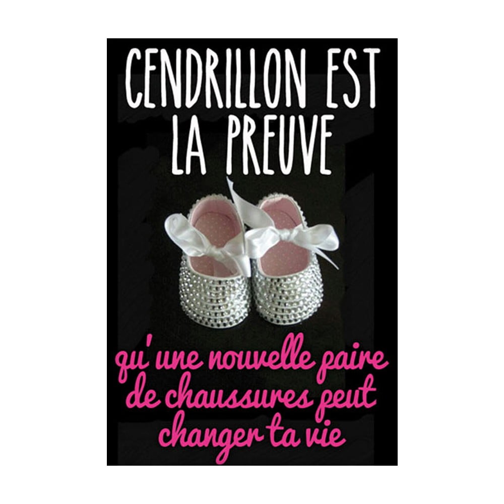 Magnet message Cendrillon