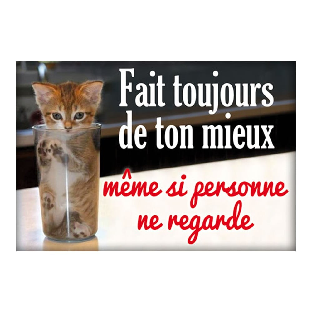 Magnet message Fais de ton mieux